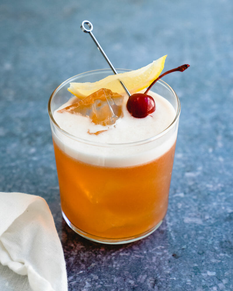 Amaretto Sour My Cocktail Studio